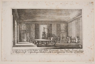 Experimentos físicos durante a visita de Frederik V à Academia Sorø de Poul Isac Grønvold