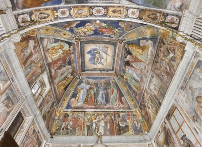 Doze Apóstolos e Cristo Triunfante, 1590-1600 de Pozzo or Pozzi di Puria Brothers Pozzo or Pozzi di Puria Brothers