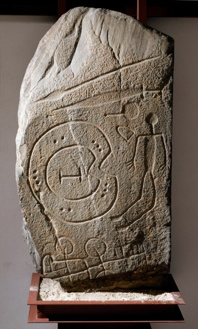 Estela Ibérica de Solana de Cabanas guerreira. Século VIII-6º a.C. de Prehistoric Prehistoric