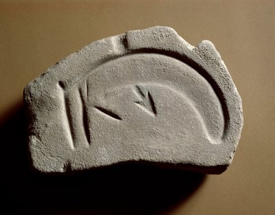 Pré-histoire: acessório para a reprodução de setas (molde). Idade do Bronze. Bolonha, Civico Museo Archeologico de Prehistoric Prehistoric
