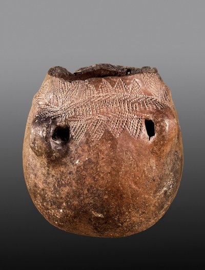 Pré-história: vaso de cerâmica, neolítico. Vindo de Cacin (cerâmica) de Prehistoric Prehistoric