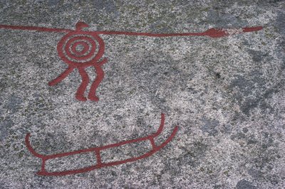 Suécia, Condado de Vastra Gotaland, Norte de Bohuslan, Tanum (Tanumshede), pinturas rupestres de Prehistoric Prehistoric