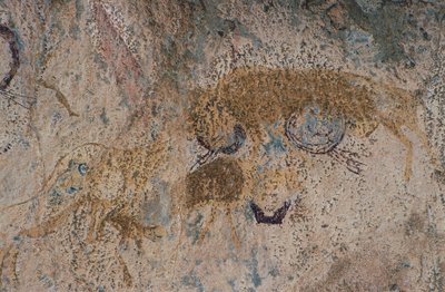 Animais selvagens (pintura de cavernas) de Prehistoric Prehistoric