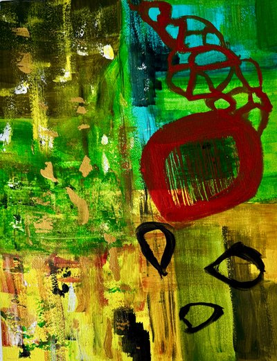 Fluxo abstrato vibrante de Preston Harmon
