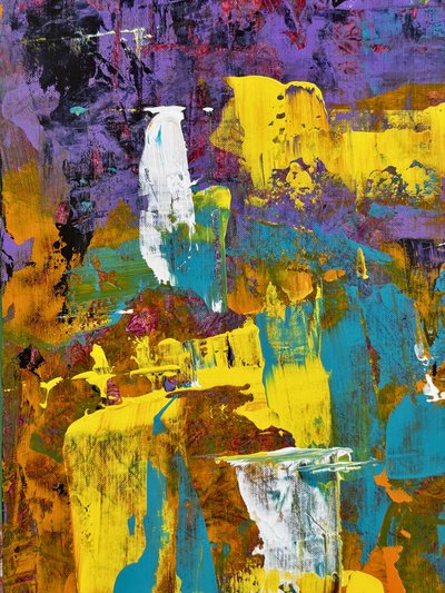 Traços abstratos vibrantes de Preston Harmon
