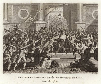 A morte de Jacques de Flesselles de Prieur