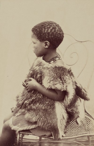 Betty, filha hotentote (rapariga hotentote), 9 anos de Prince Roland Napoleon Bonaparte