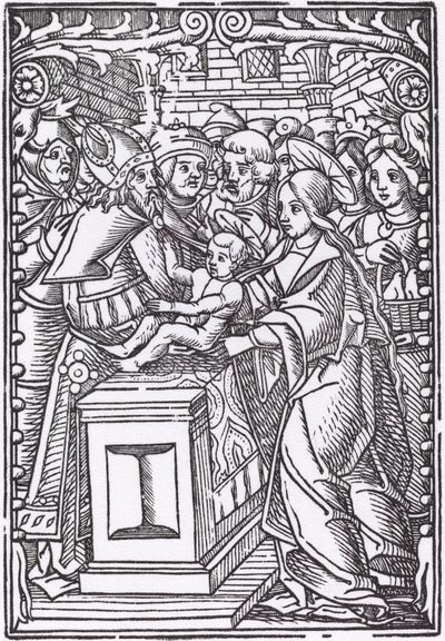 Apresentação no Templo de Probably French 16th Century