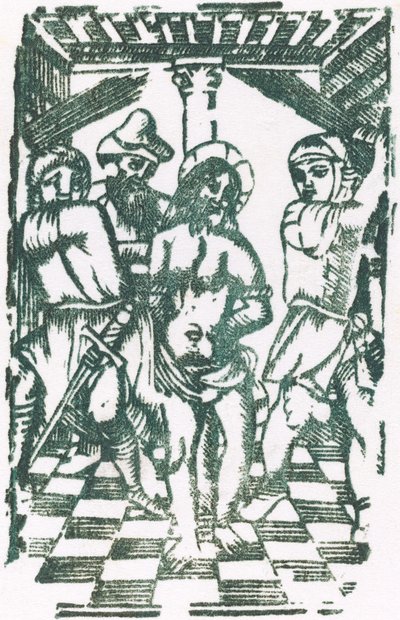 A Flagelação de Probably French 16th Century