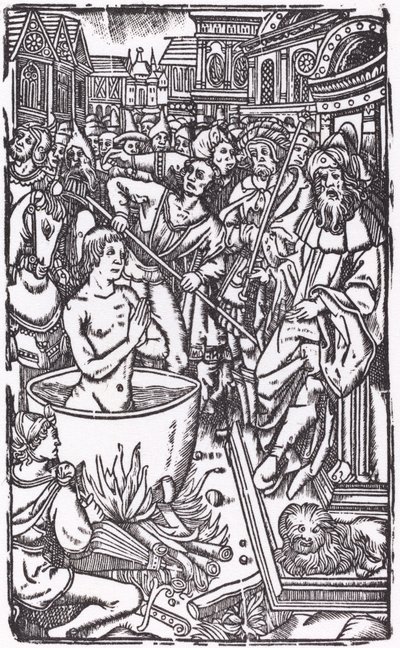O martírio de um santo de Probably French 16th Century