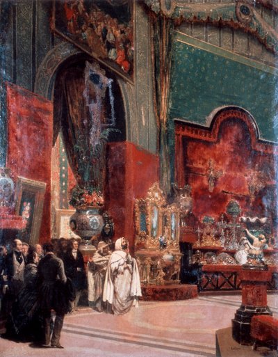 Abd al-Kadir visita a Exposição Universal de Paris, 1855. de Prosper Lafaye or Lafait