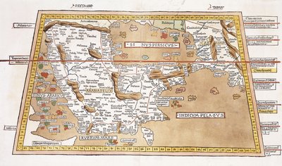 Sexta Ásia Tabula, 1541 de Ptolemy