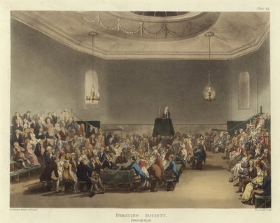 Discutindo a sociedade de Pugin and Rowlandson