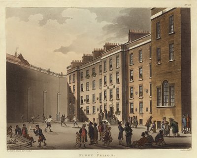 Prisão de frota de Pugin and Rowlandson