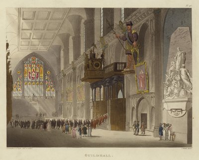 Guildhall de Pugin and Rowlandson
