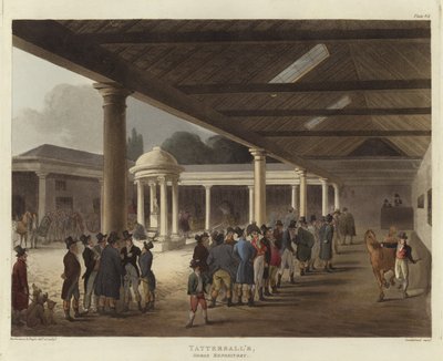 Repositório do Cavalo de Tattersall de Pugin and Rowlandson