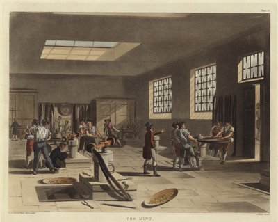 A hortelã de Pugin and Rowlandson