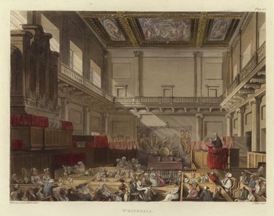 Whitehall de Pugin and Rowlandson