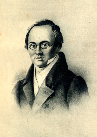 Retrato do poeta Anton A. Delvig 1798-1831 de Pyotr Fyodorovich Borel
