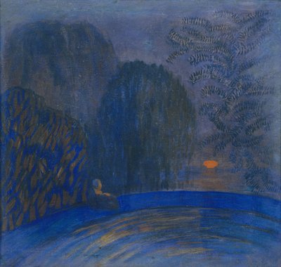 Motivo da Lua, 1906 de Pyotr Savvich Utkin