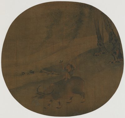 Menino em um búfalo, dinastia Ming, século XVI-XVII. de Qin Shunyou