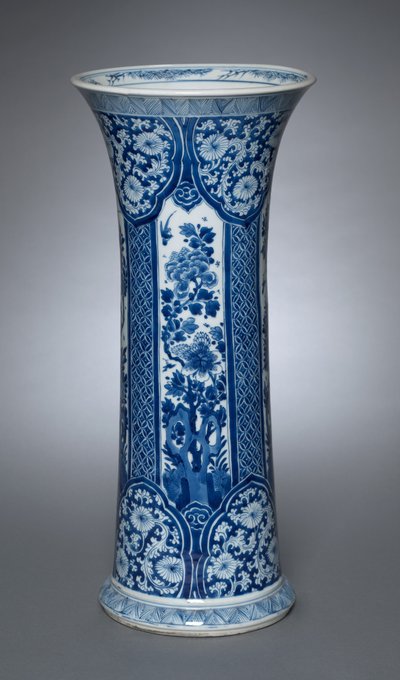 Vaso com Tampa, 1662-1722 de Qing Dynasty Chinese School