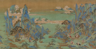 Viagem do Imperador Minghuang a Sichuan, Galeria de Arte Livre de Qiu Ying