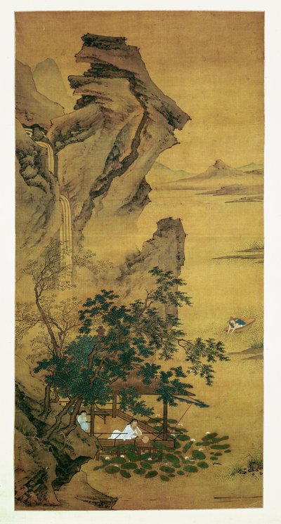 Fantasia de verão na lagoa de lótus de Qiu Ying