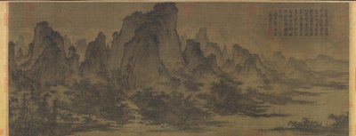 Montanhas de verão, ca. 1050. de Qu Ding