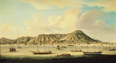 Hong Kong (óleo sobre tela) de Qua You