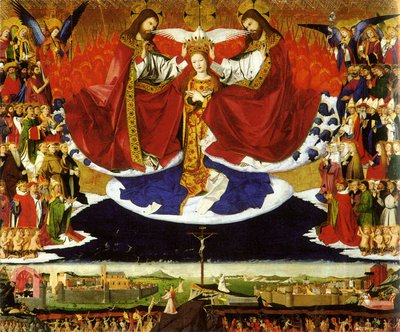 A Coroação da Virgem, 1454 de Quarton