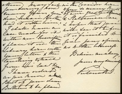 Carta da rainha Victoria a Mary Augusta Gordon, castelo de Windsor, 16 de março de 1885 de Queen Victoria