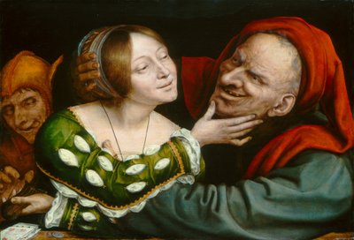 Amantes mal combinados de Quentin Massys