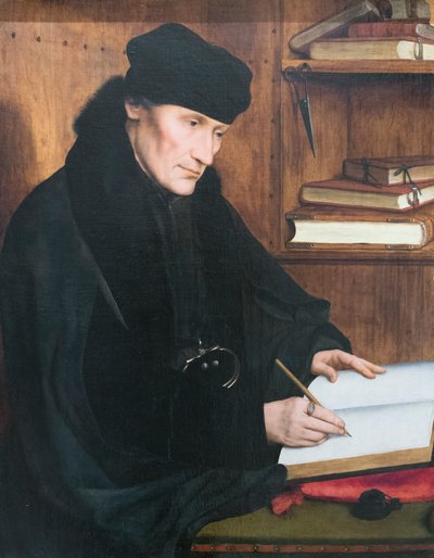 Retrato de Erasmus de Roterdão de Quentin Massys or Matsys
