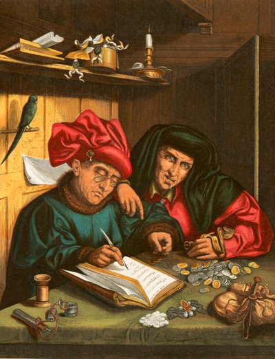 Os misers de Quentin Massys or Metsys