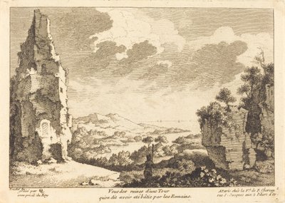 Veue des ruines d