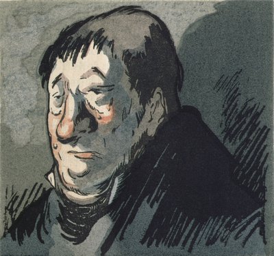 &39;Le Pere Goriot&39;, ilustração para o romance de Honore de Balzac (1799-1851), publicado por Rene Kieffer em Paris em 1922 de Quint