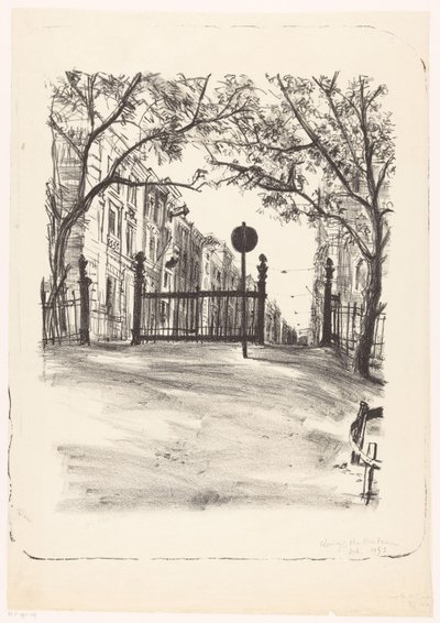 Saída do Vondelpark de Quirijn Halbertsma (signed by artist)