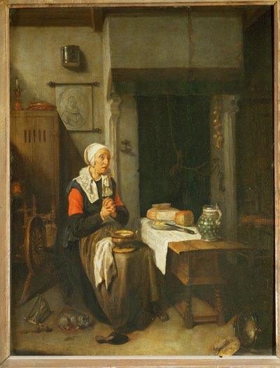 Dar graças ... de Quiringh Gerritsz. van Brekelenkam