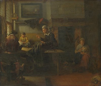 Interior de uma alfaiataria, c. 1660 de Quiringh Van Brekelenkam