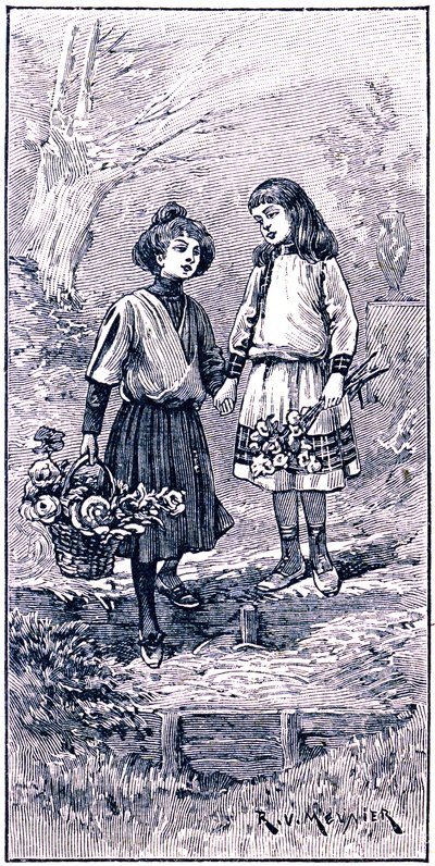 Dois amigos de mãos dadas de R.V. Meunier