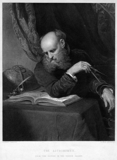 O astrônomo, século XIX. de R. Bell