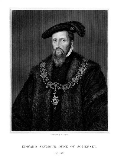 Edward Seymour, 1º Duque de Somerset, Lorde Protetor da Inglaterra, 1823. de R. Cooper