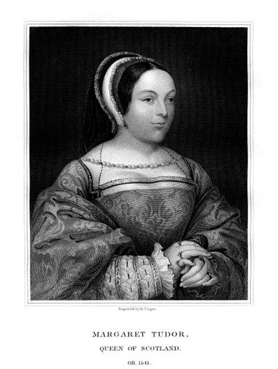 Margaret Tudor, rainha da Escócia, 1825. de R. Cooper