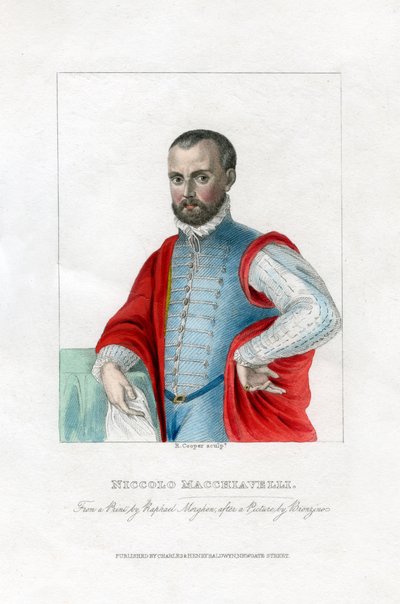 Niccolò Maquiavel, filósofo político renascentista italiano. de R. Cooper