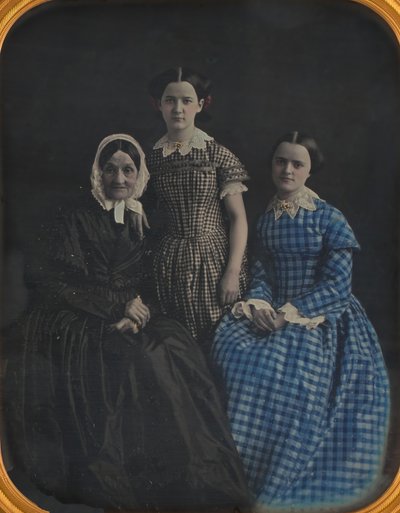 Retrato sem título de três mulheres, 1860. de R. Emmert Churchill