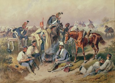 Acampamento dos Hussardos de R Gobel