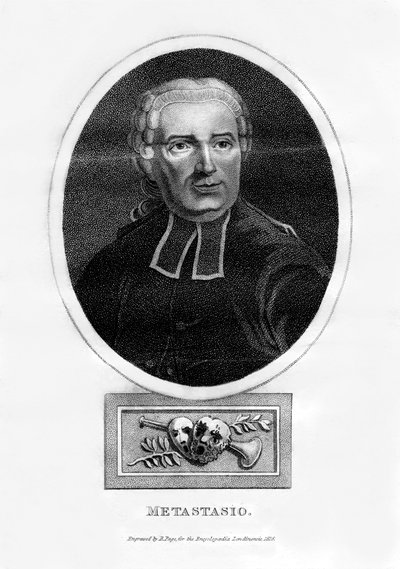 Metastasio, poeta italiano, 1816. de R. Page