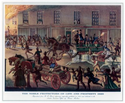 Os Nobres Protetores da Vida e da Propriedade, 1820. de R. Reeves