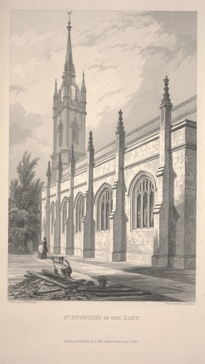 St. Dunstan&39;s no leste de R. W. Billings